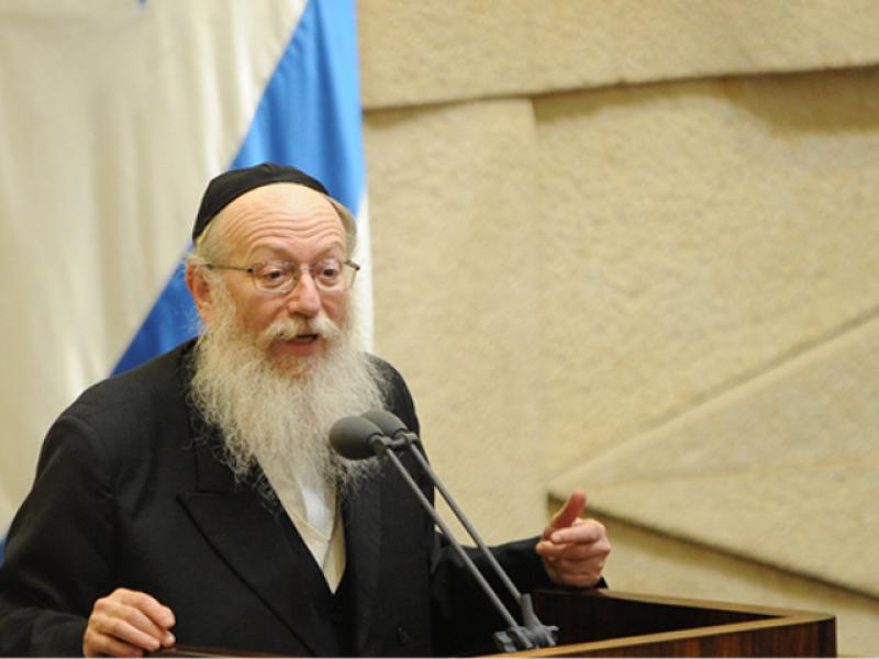 Police: indite Deputy Health Minister Yaakov Litzman  of exploiting his position and authority