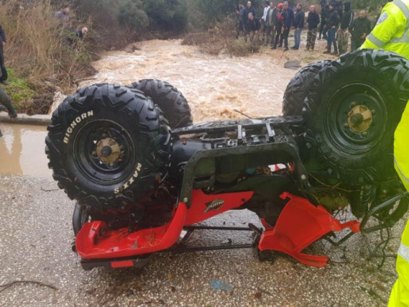 israel stormy weather: A 27-year-old was found unconscious on after drifting in a stream