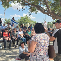 Palace Residents Visit Ofakim and Pay Tribute to October 7 Heroes