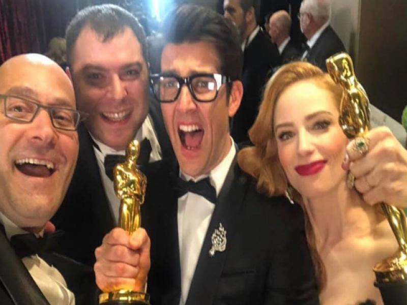  Israeli Guy Nativ won the  Oscar Award in the Short Feature Film category for his film "Skin"