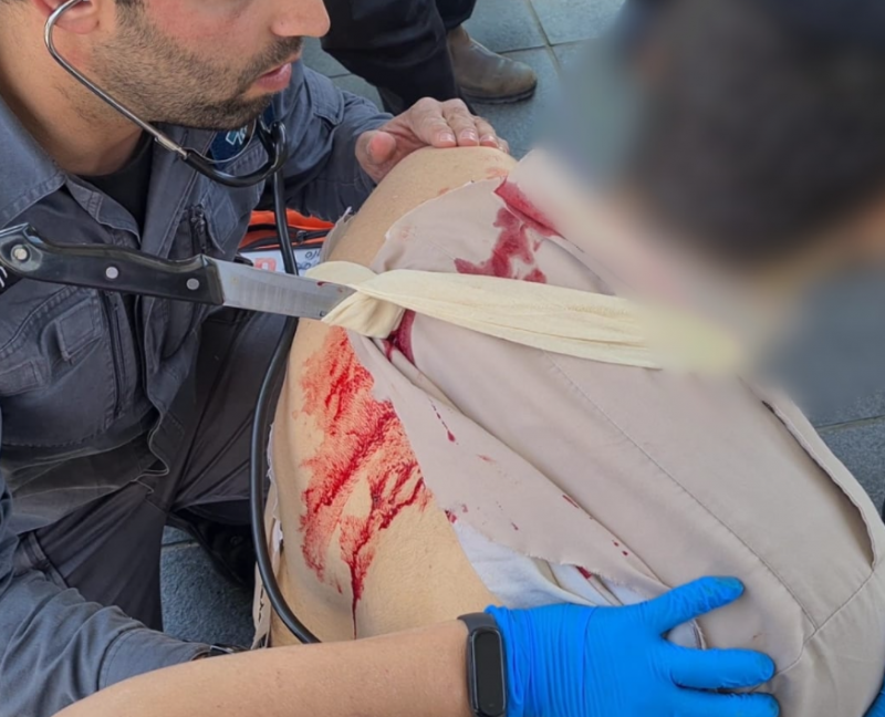 Two young men were injured in a stabbing attack in Jerusalem one of them seriously