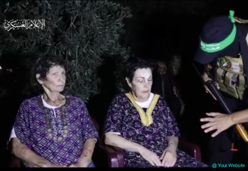 Hamas Releases Two Abducted Israeli elderly Women for what they call Humanitarian Reasons