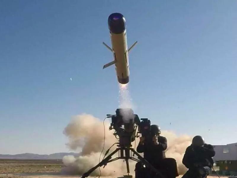 Rafael unveiled a missile that enables tracking of targets in a smoke-filled environment
