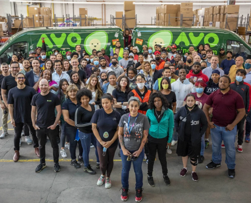 The Israeli start-up company AVO is laying off about 500 of its 750 employees worldwide 