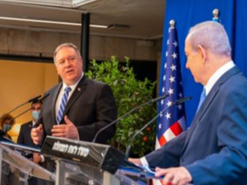 Pompeo's visit focused on American fear of Chinese ownership or operation of Israeli infrastructure