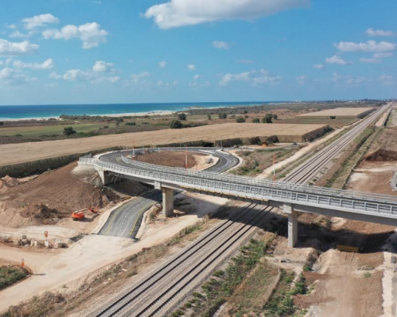Israel Railways continues the strategic plan to eliminate road-rail junctions  to increase safety 