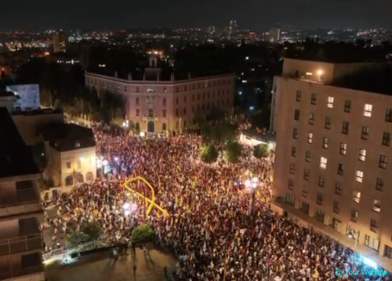 Tens of thousands rally across Israel - families accuse government of “conscious neglect"