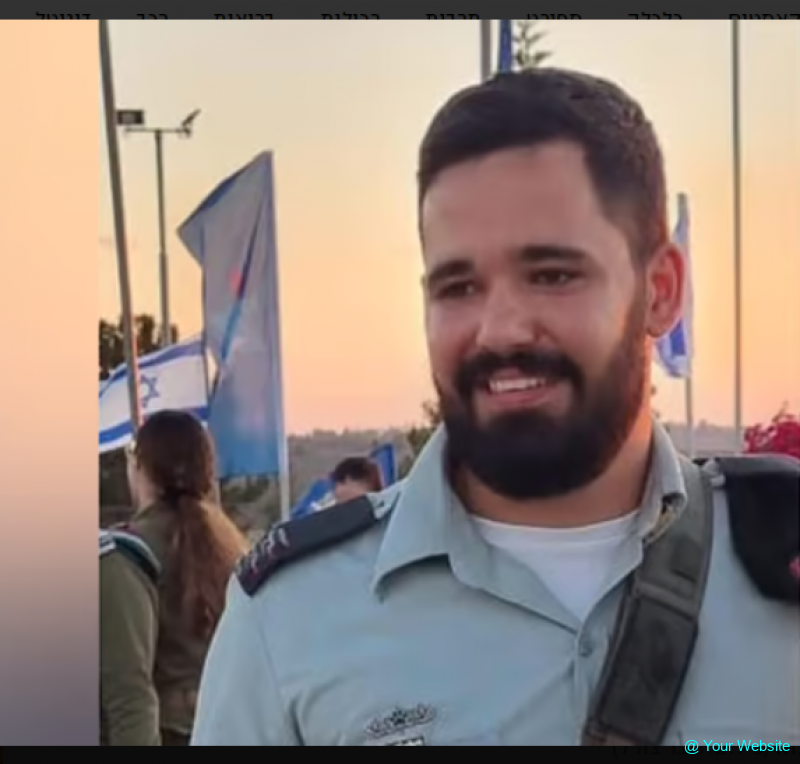 Officer Shahar Netanel Bozaglo Killed in Gaza as Operation “Gideon’s Chariots II” Expands