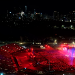 Tens of Thousands Gathered in Tel Aviv to Mark Two Years Since the October 7 Massacre