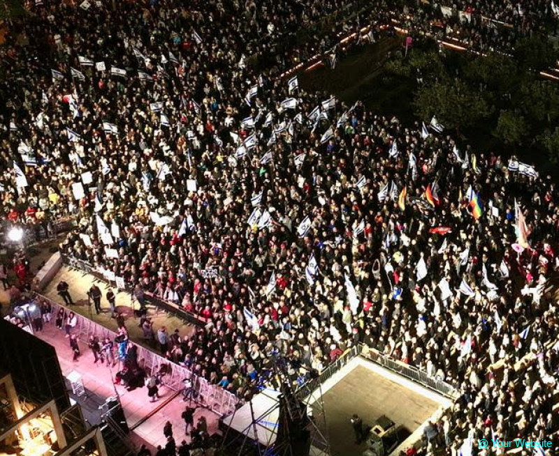 Thousands Rally Nationwide Demanding State Inquiry into October 7 Failures