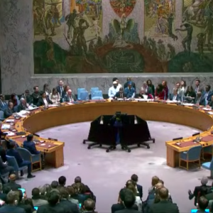 UN Security Council Approves U.S. Resolution to Establish AN International Force in THE Gaza strip